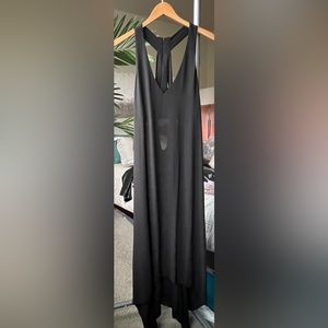 BCBGMAXAZRIA black cutout midi dress, women’s size L